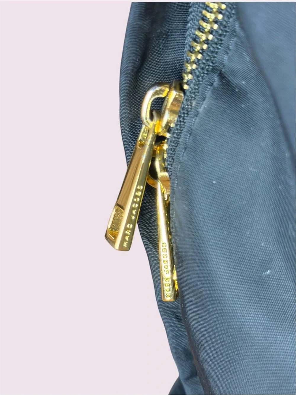 Marc Jacobs Black Nylon Medium Sized Backpack